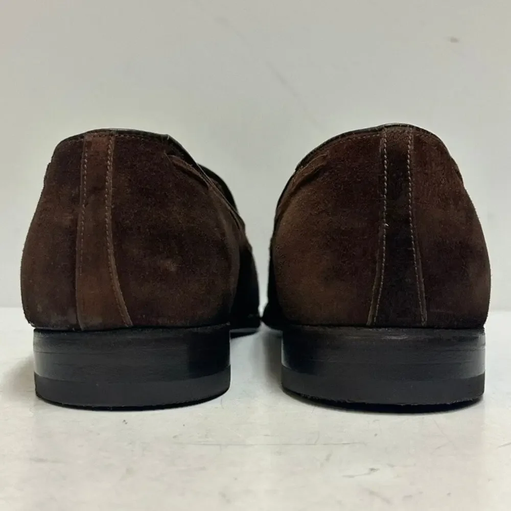 NEW HEELS Alden 666 Tassel Moccasin Loafer Mocha Kid Suede Made in USA 12.5 C